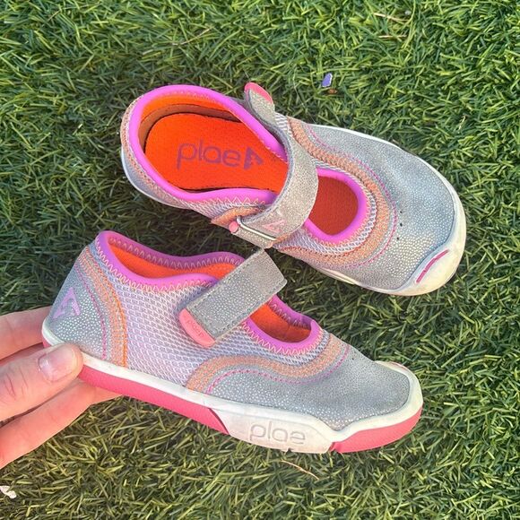 PLAE Emma Pink Flats Shoes in Toddler Girls Size 9 - Picture 1 of 8